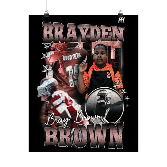 Brayden Brown Poster - 16″ x 20″