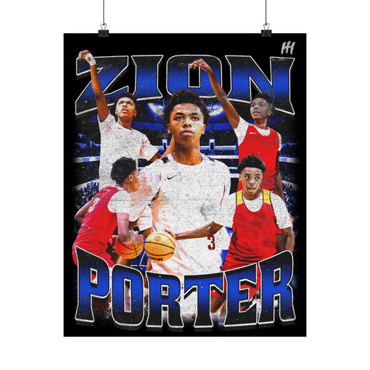 Zion Porter Poster - 16″ x 20″