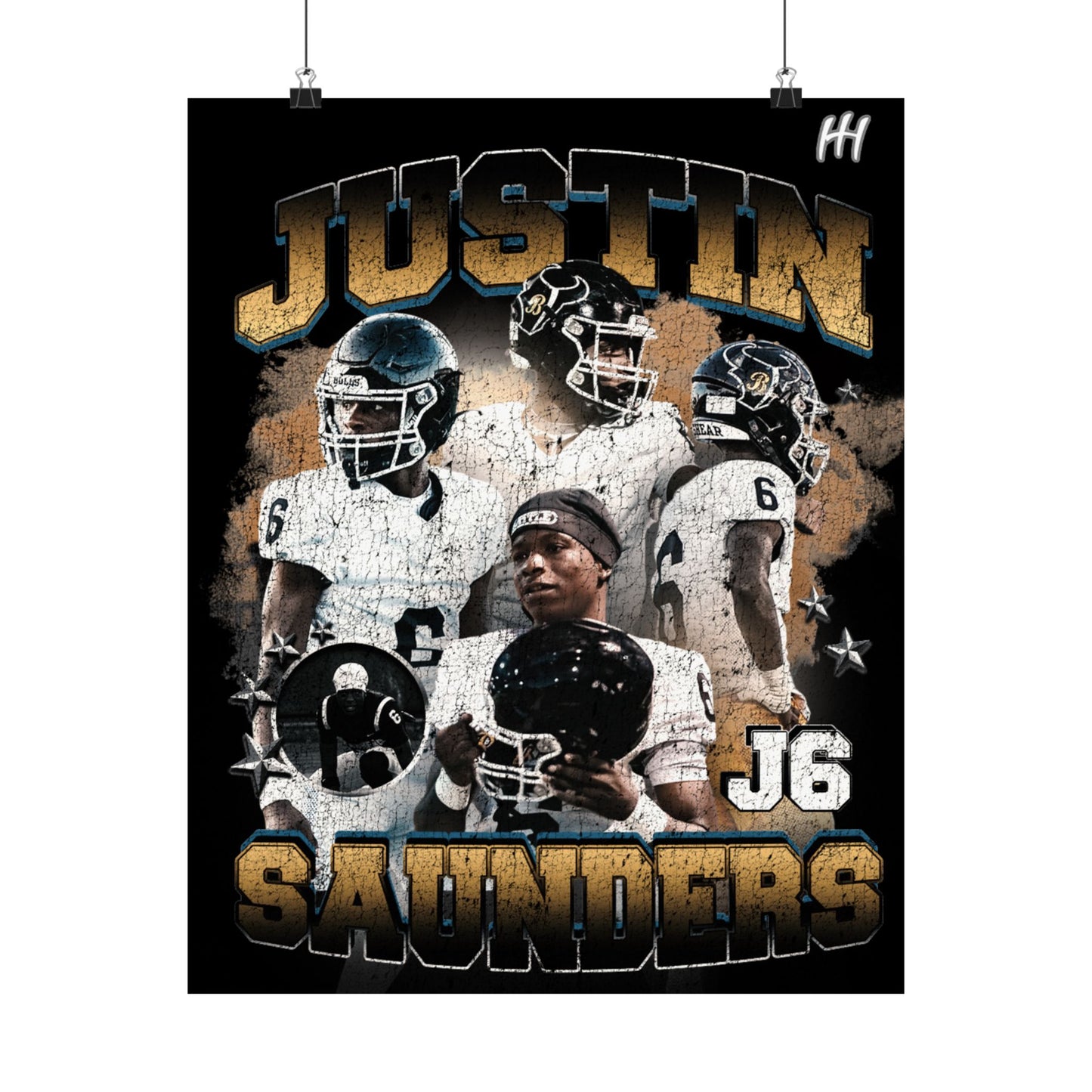 Justin Saunders Poster - 16″ x 20″
