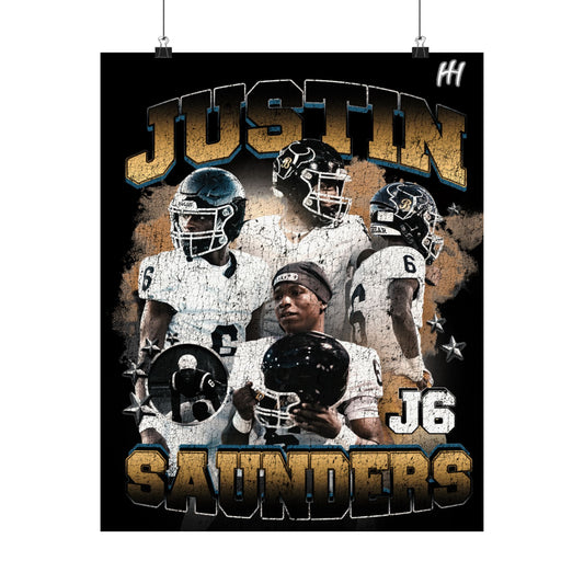 Justin Saunders Poster - 16″ x 20″