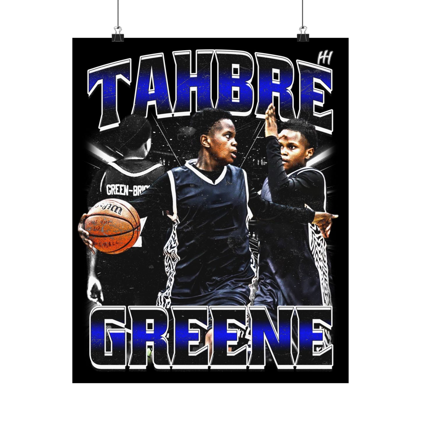 Tahbre Greene Poster - 16″ x 20″