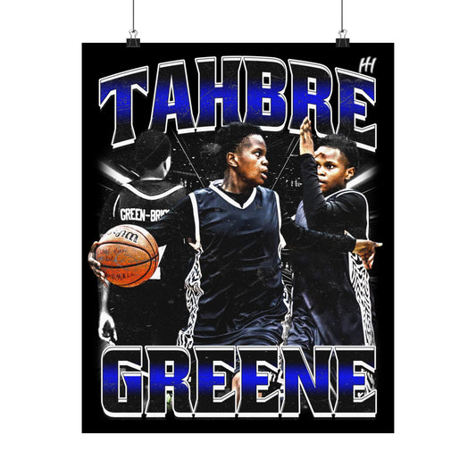 Tahbre Greene Poster - 16″ x 20″