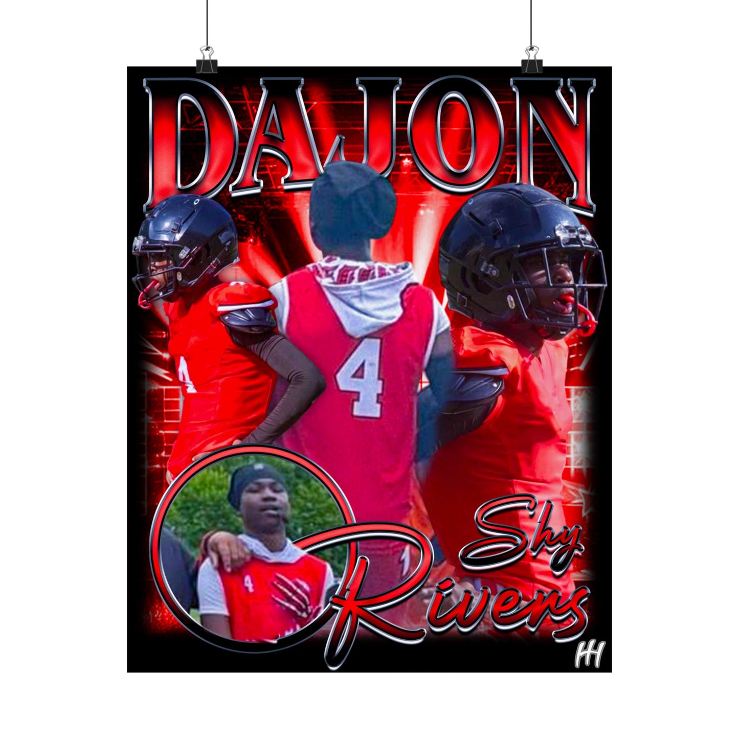Dajon Rivers Poster - 16″ x 20″