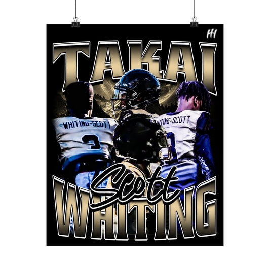 Takai Whiting Poster - 16″ x 20″