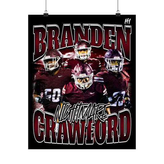 Branden Crawford Poster - 16″ x 20″