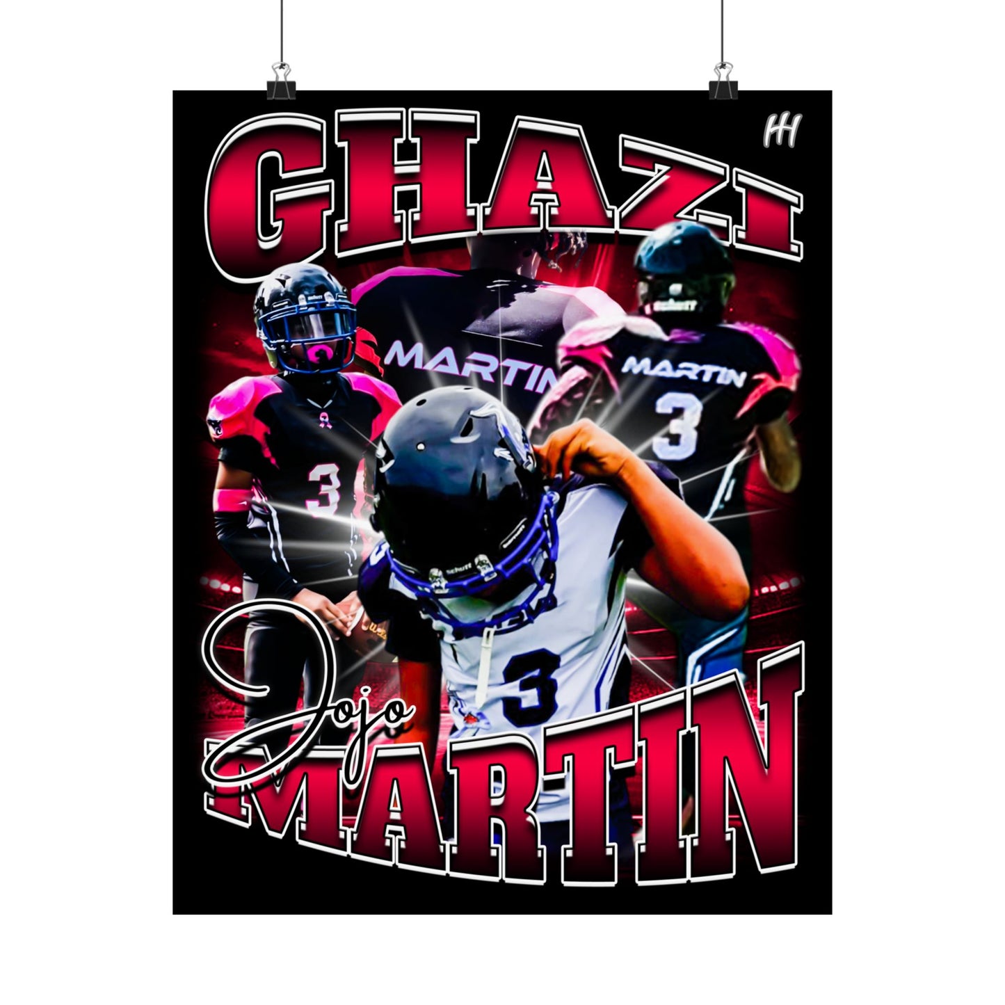 Ghazi Martin Poster - 16″ x 20″