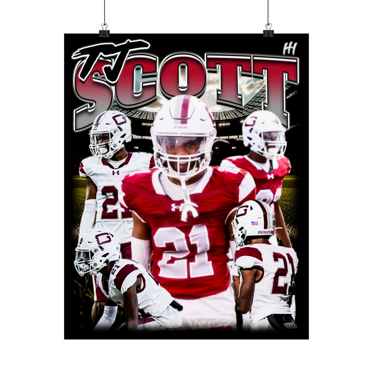TJ Scott Poster - 16″ x 20″