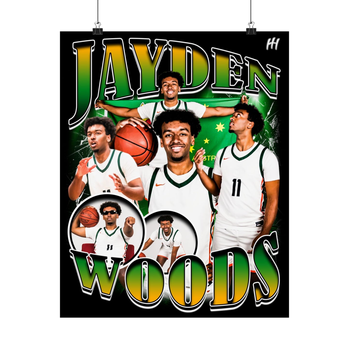 Jayden Woods Poster - 16″ x 20″
