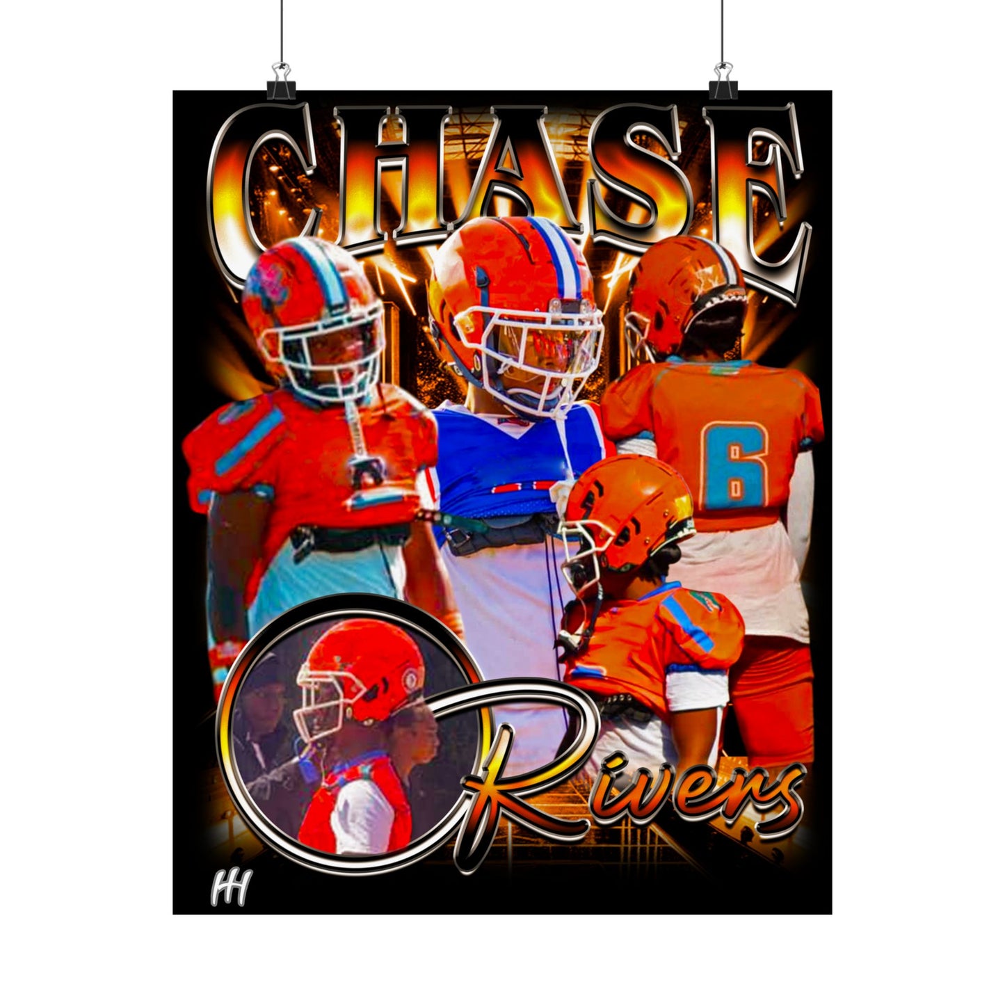 Chase Rivers Poster - 16″ x 20″