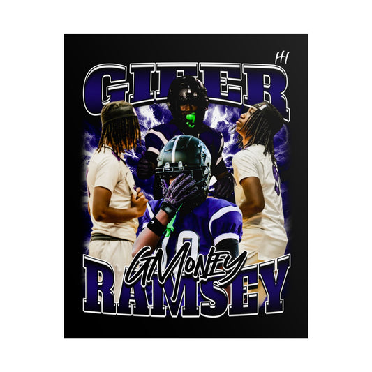 Gieer Ramsey Poster - 16″ x 20″