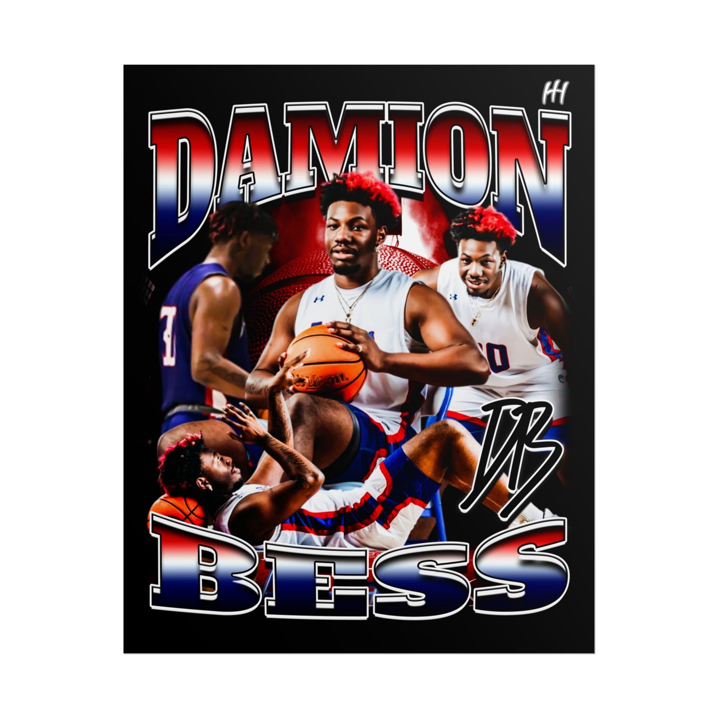 Damion Bess Poster - 16″ x 20″