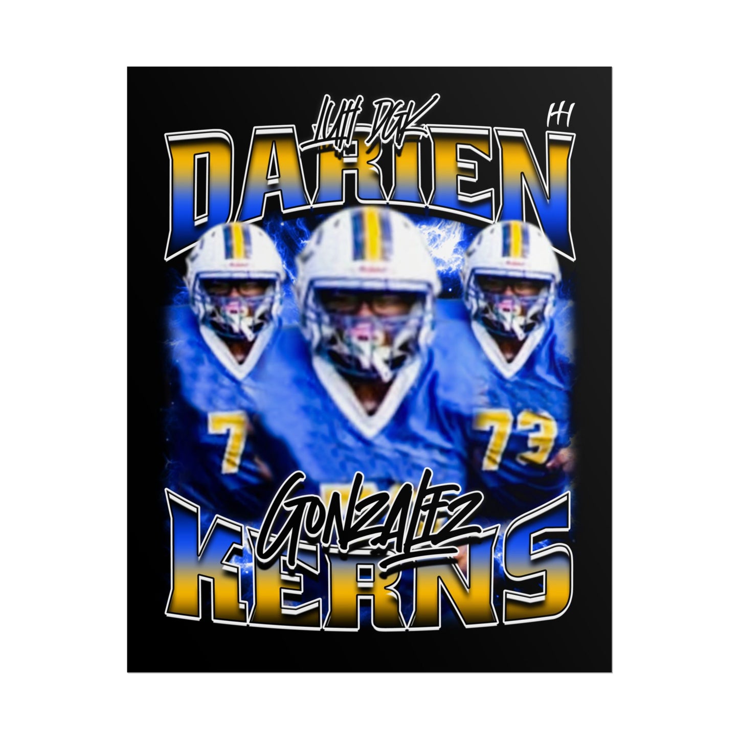 Darien Gonzalez-Kerns Poster - 16″ x 20″
