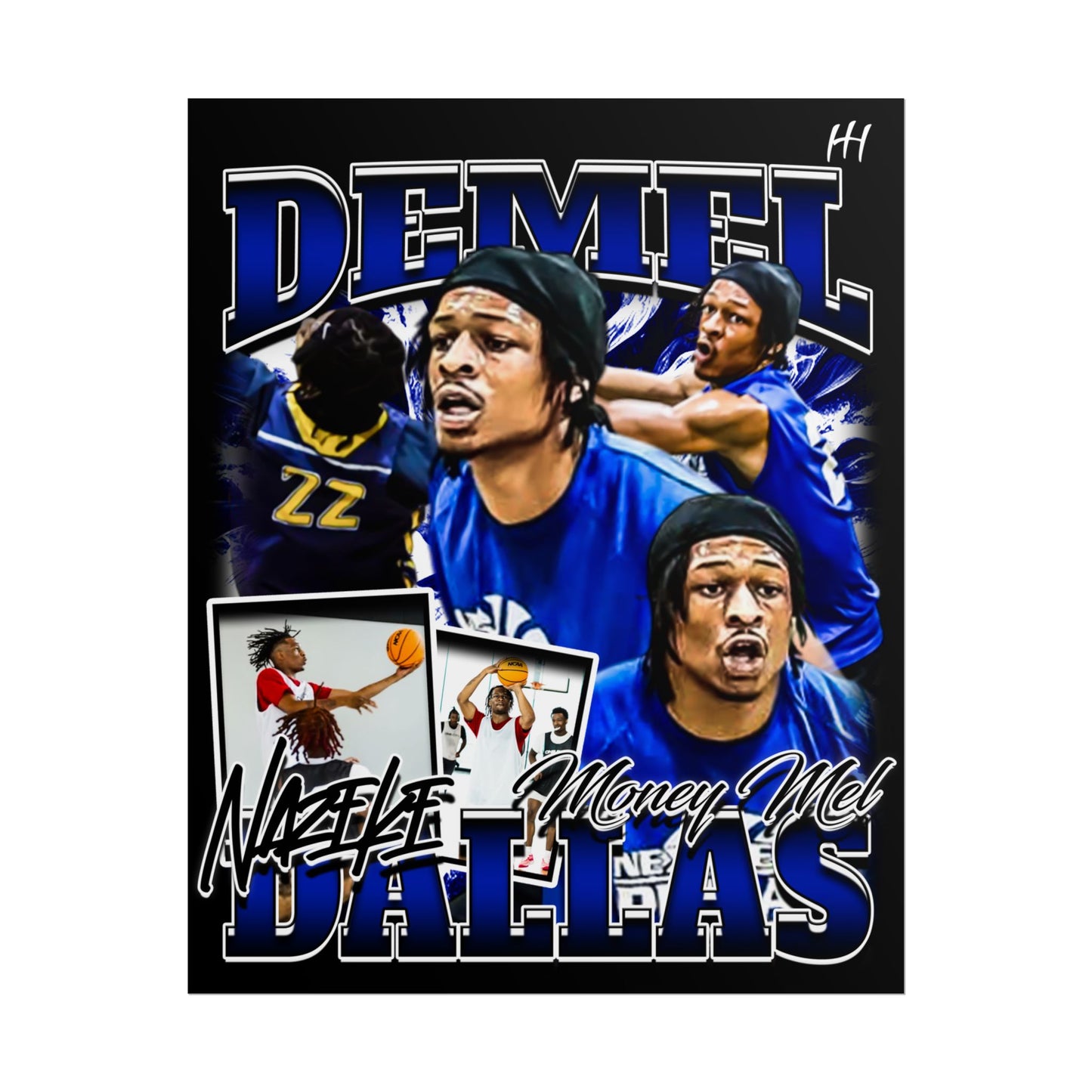 Demel Nazeke Dallas Poster - 16″ x 20″