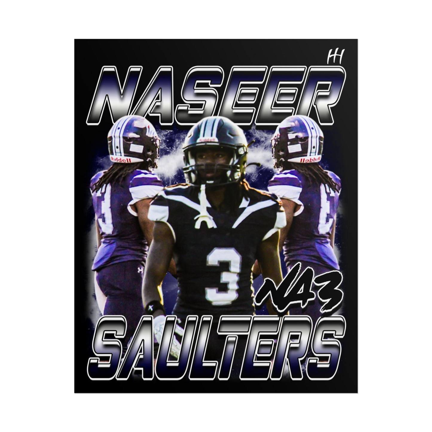 Naseer Saulters Poster - 16″ x 20″