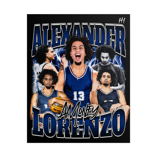 Alexander Lorenzo Poster - 16″ x 20″