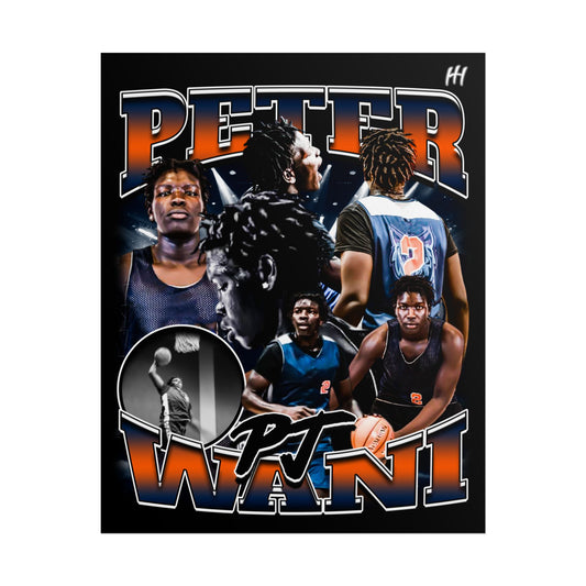 Peter Wani Poster - 16″ x 20″