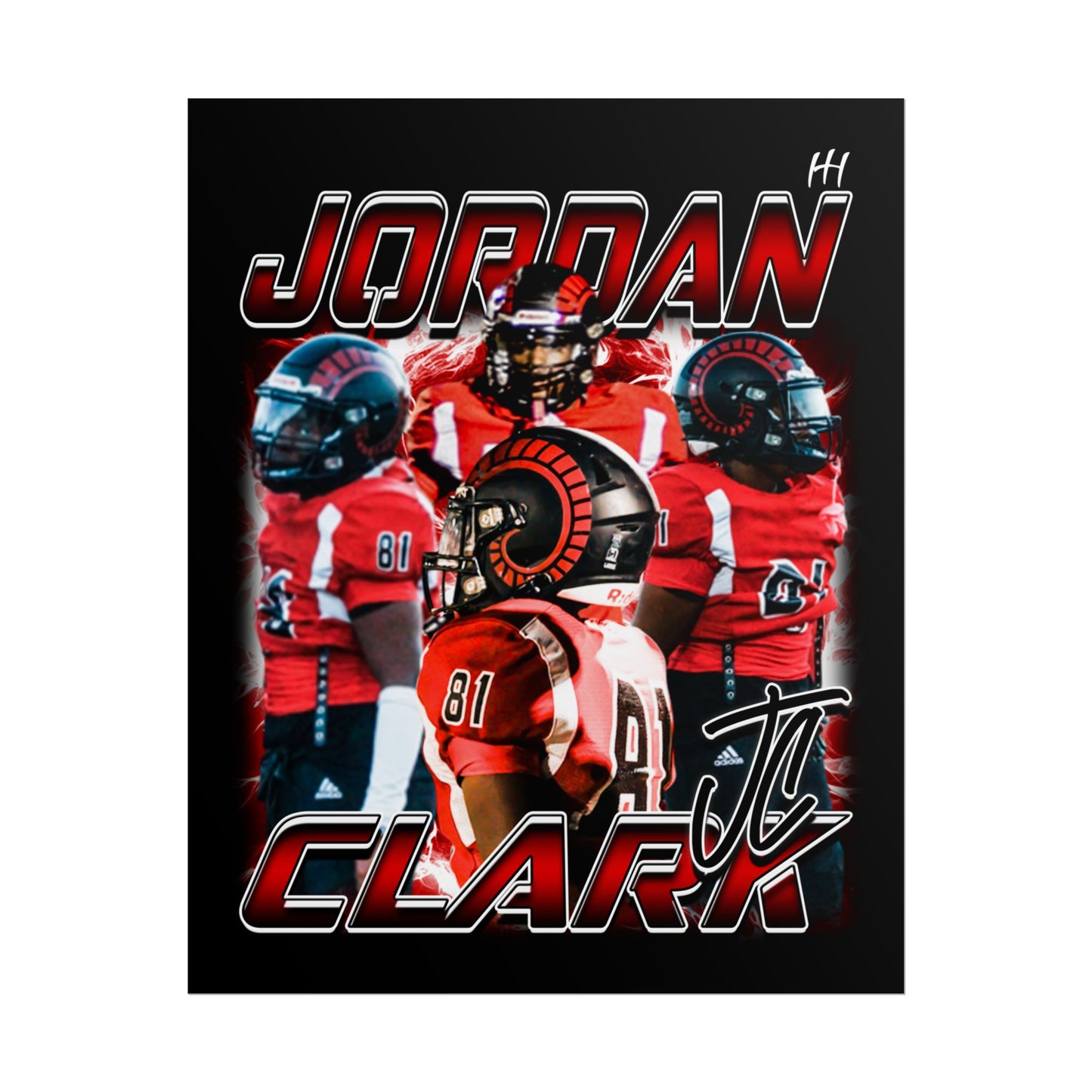 Jordan Clark Poster - 16″ x 20″