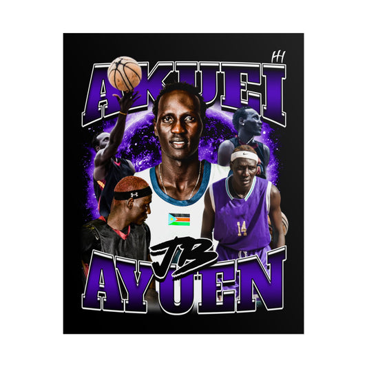 Akuei James Ayuen Poster - 16″ x 20″