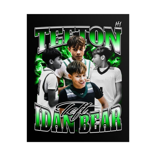 Tefton Idan Bear Poster - 16″ x 20″
