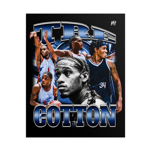 Tre Cotton Poster - 16″ x 20″