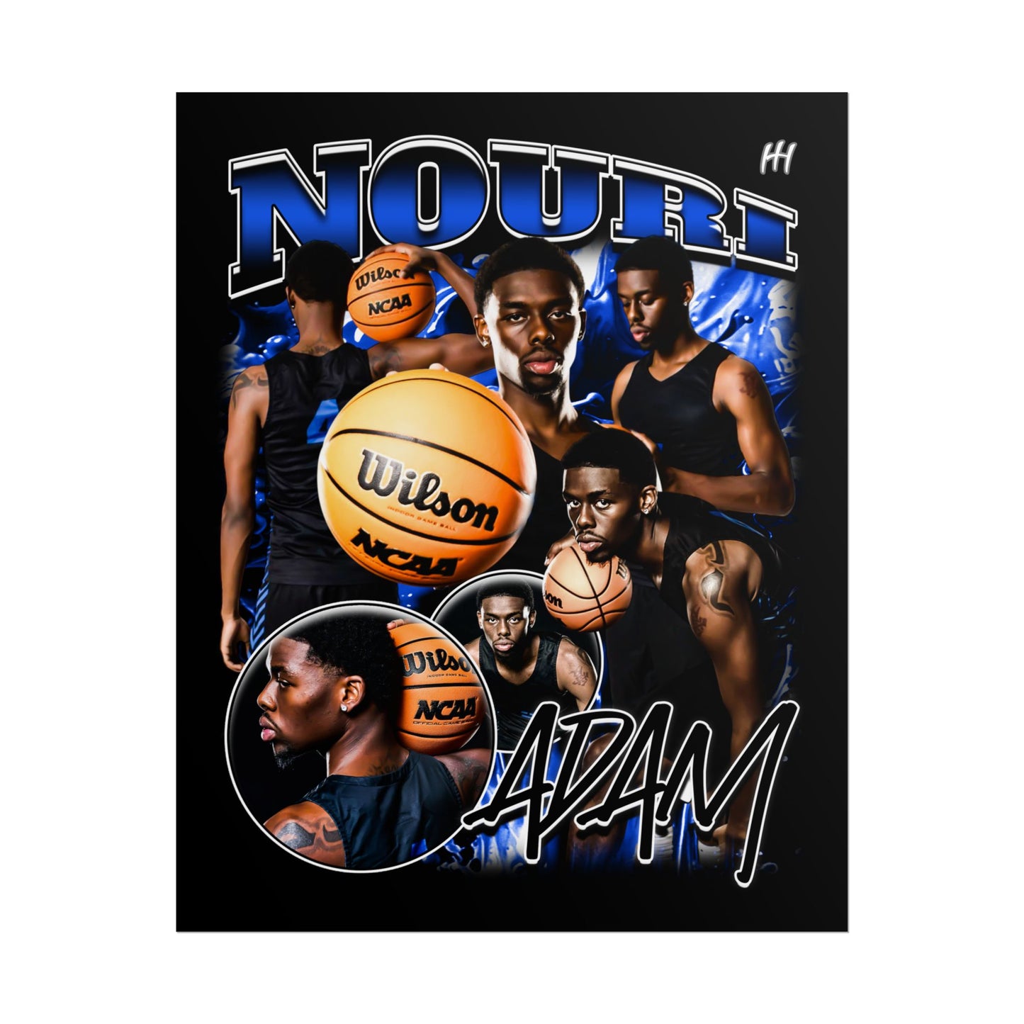 Nouri Adam Poster - 16″ x 20″