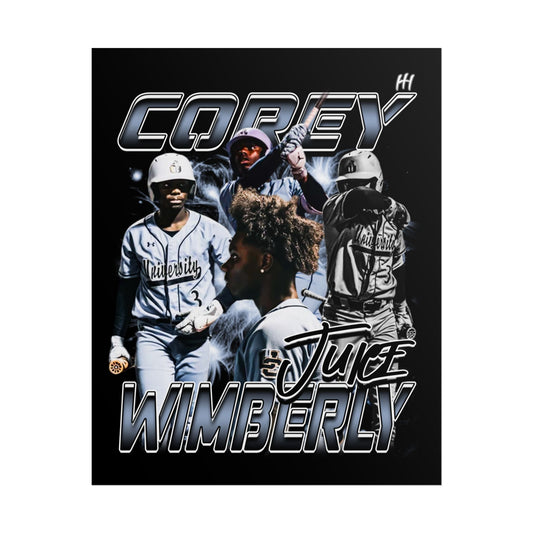 Corey Wimberly Poster - 16″ x 20″