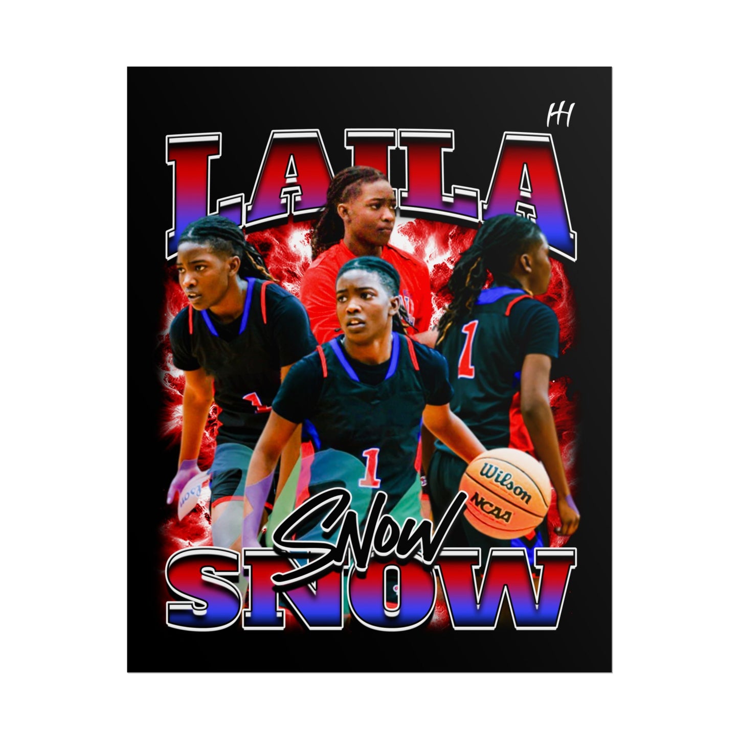 Laila Snow Poster - 16″ x 20″