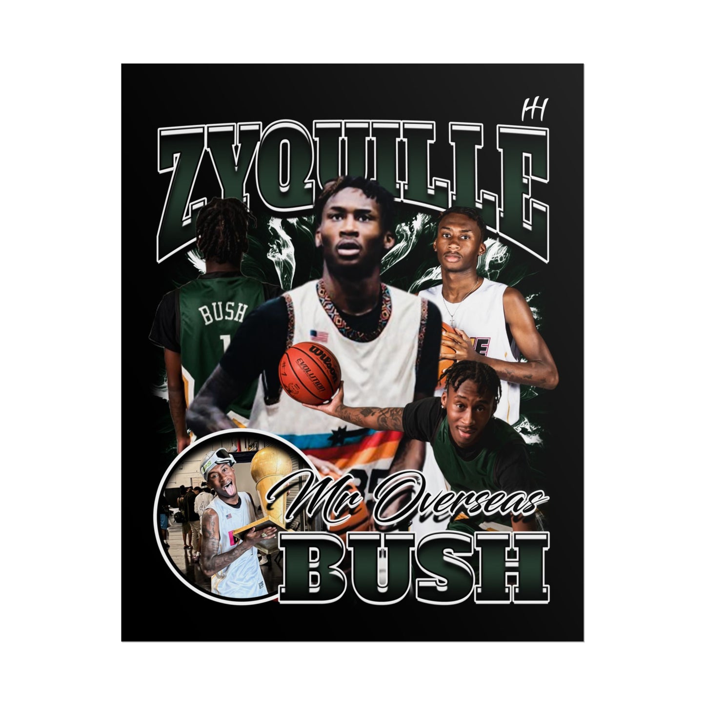 Zyquille Bush Poster - 16″ x 20″