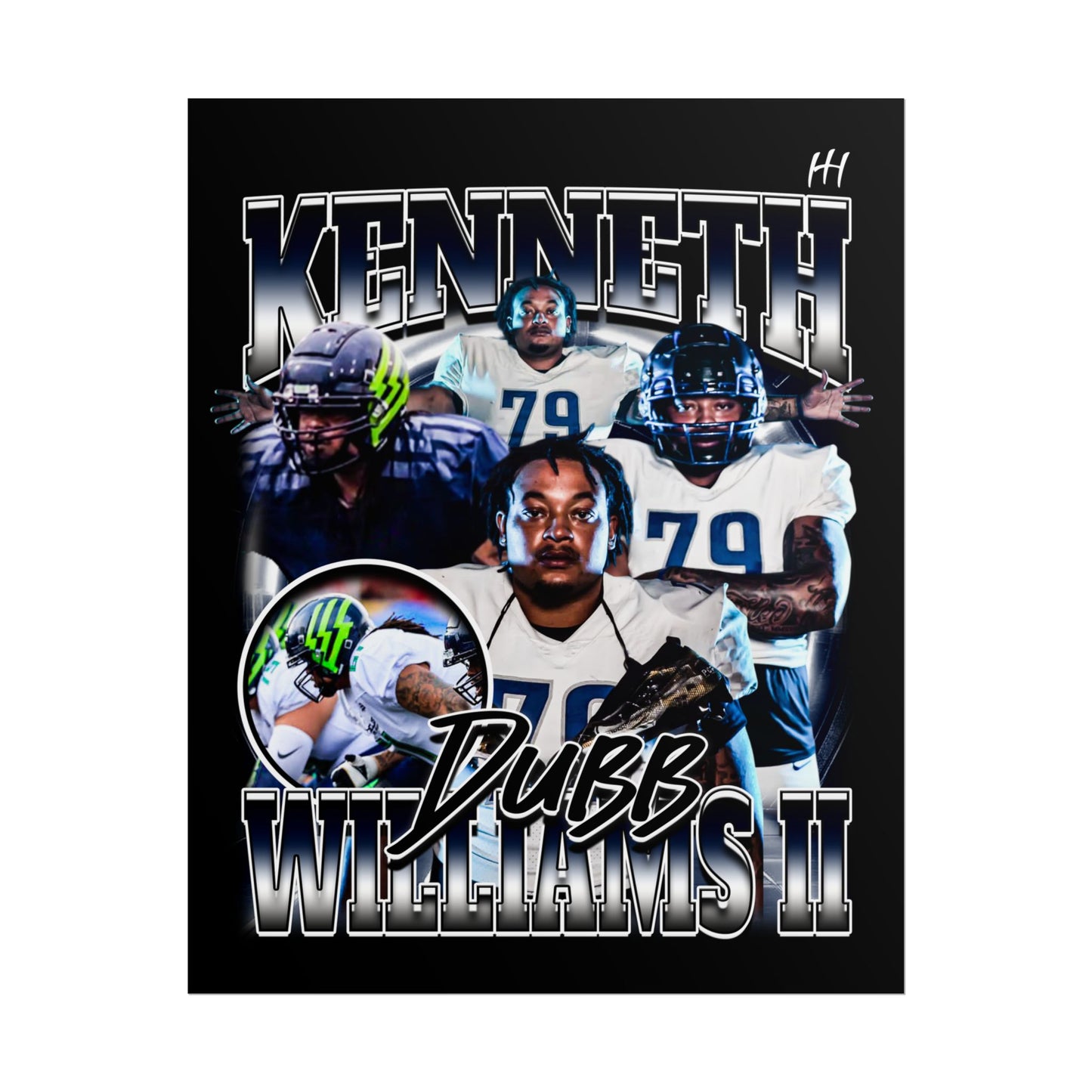Kenneth Williams II Poster - 16″ x 20″
