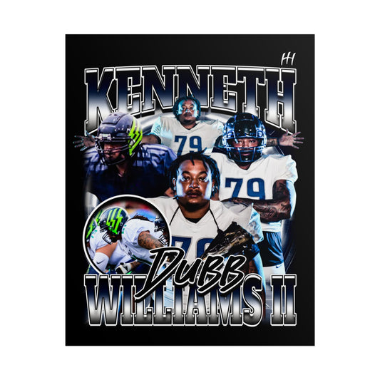 Kenneth Williams II Poster - 16″ x 20″