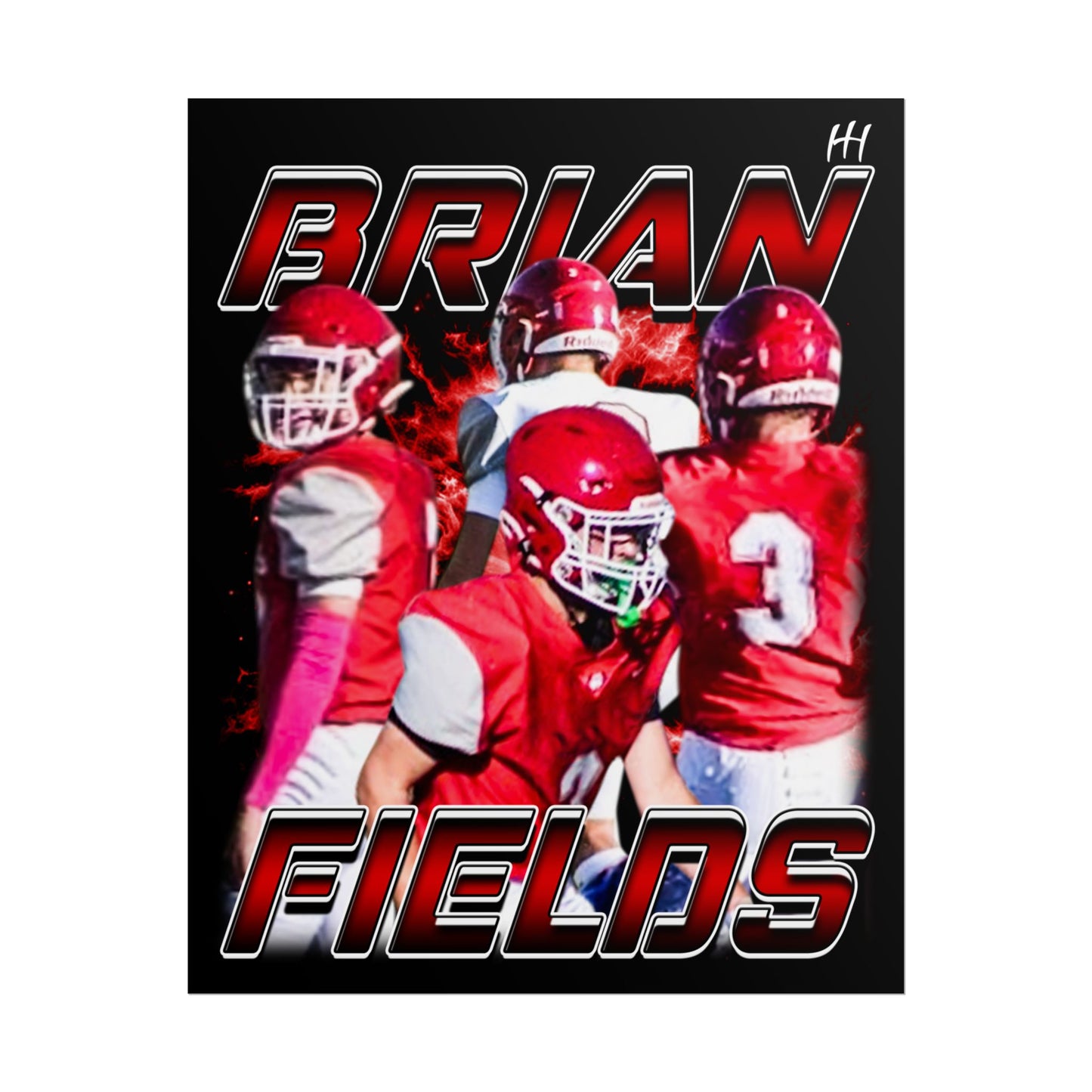 Brian Fields Poster - 16″ x 20″