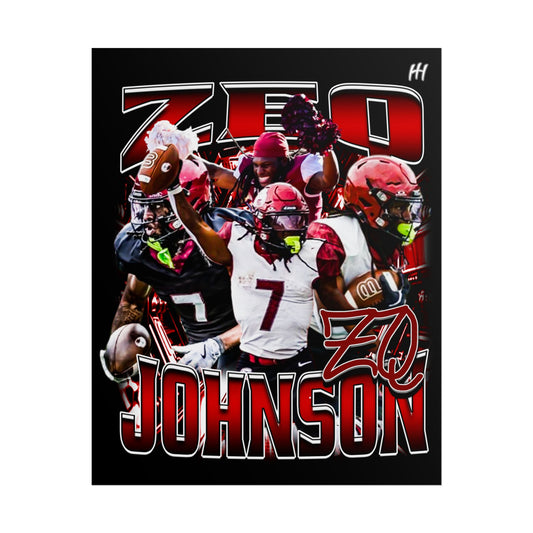 Zeq Johnson Poster - 16″ x 20″