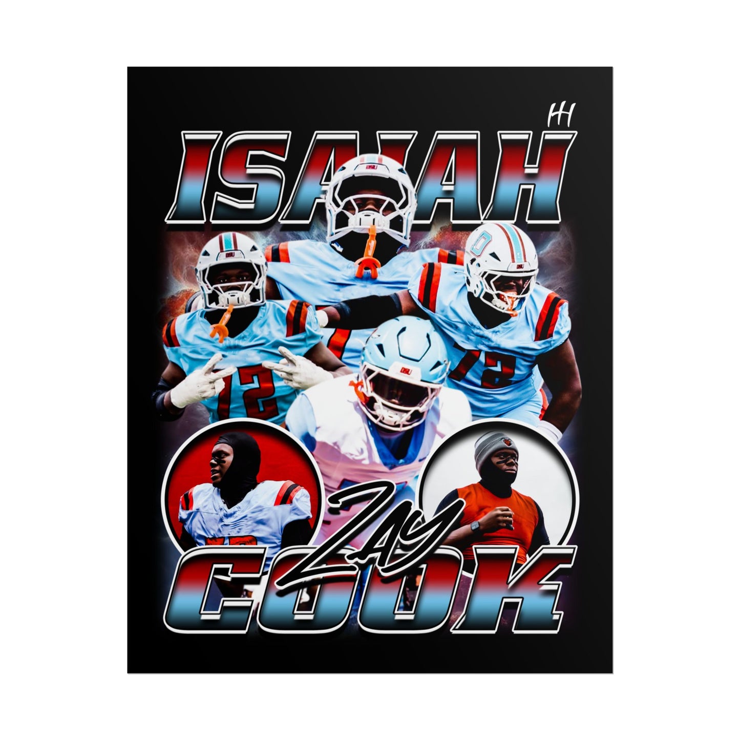Isaiah Cook Poster - 16″ x 20″