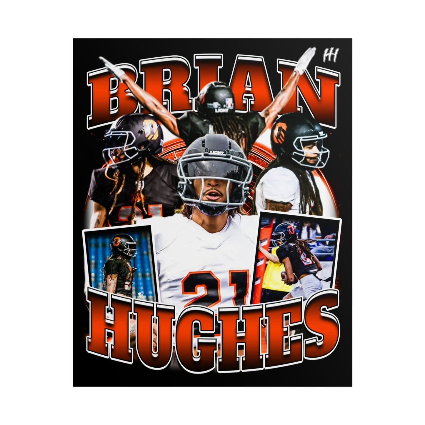 Brian Hughes Poster - 16″ x 20″