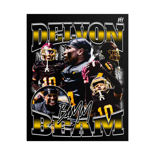 Delvon Beam Poster - 16″ x 20″