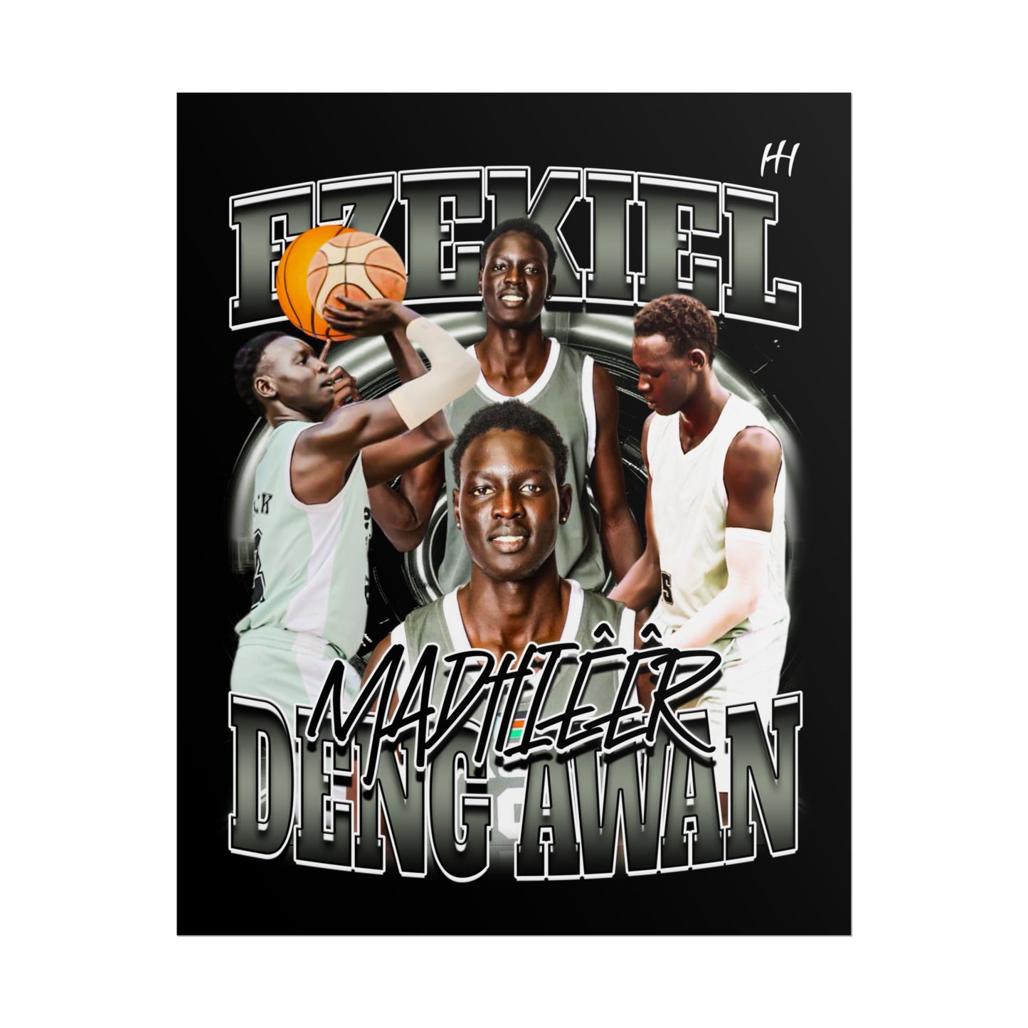 Ezekiel Deng Awan Poster - 16″ x 20″