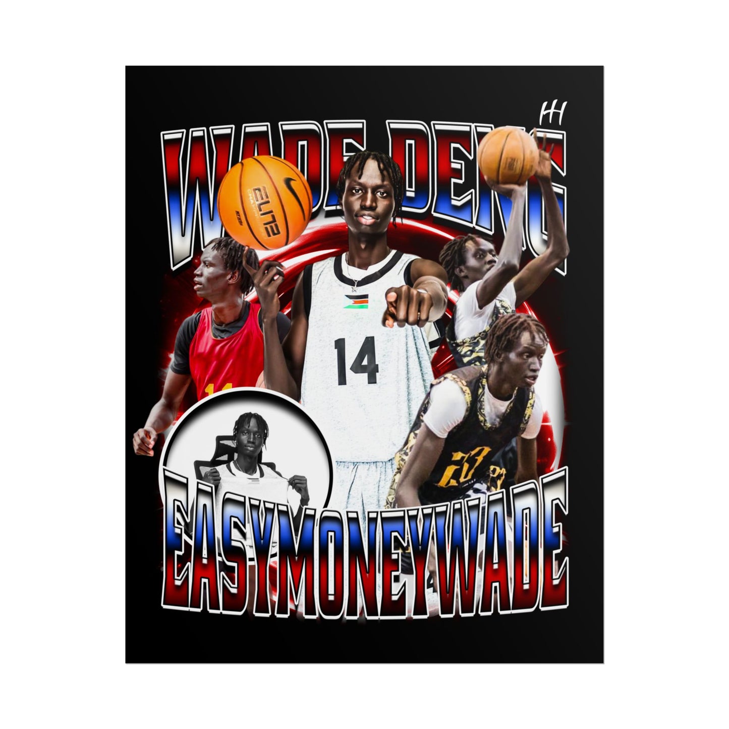 Wade Deng Malual Poster - 16″ x 20″