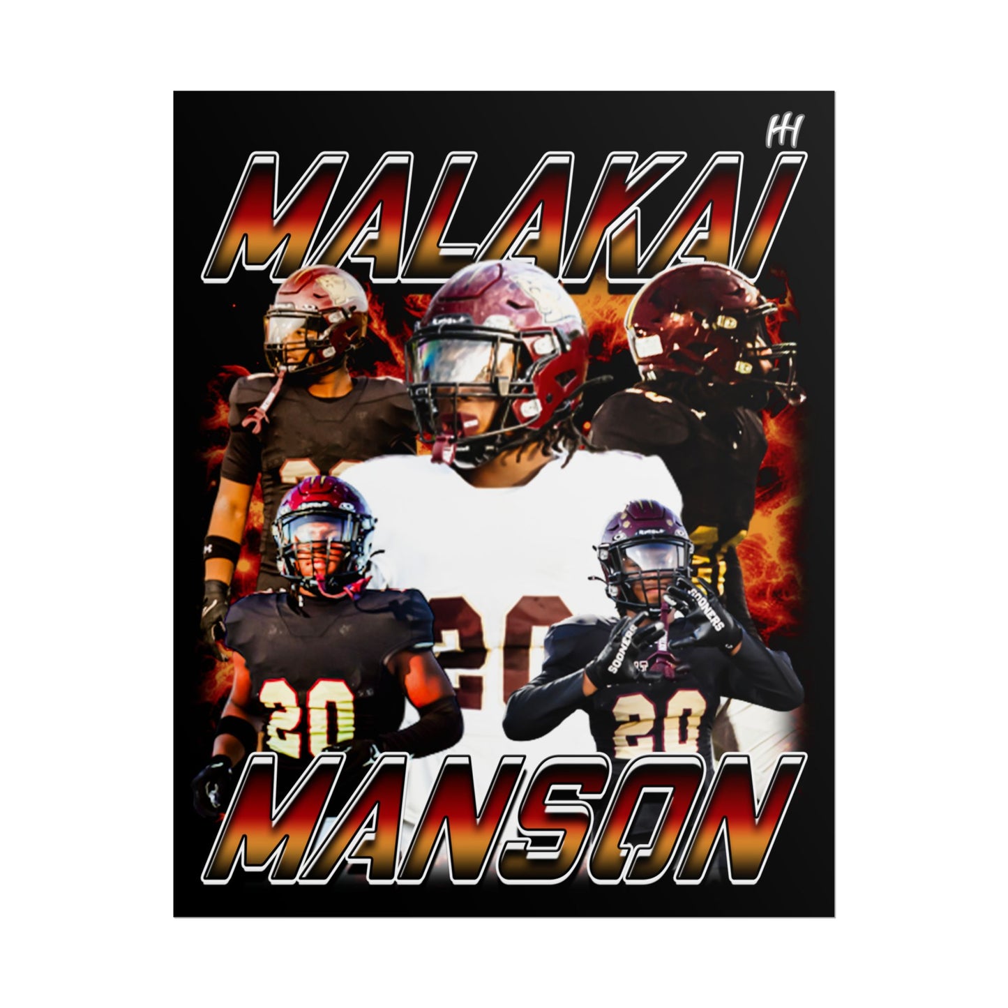 Malakai Manson Poster - 16″ x 20″
