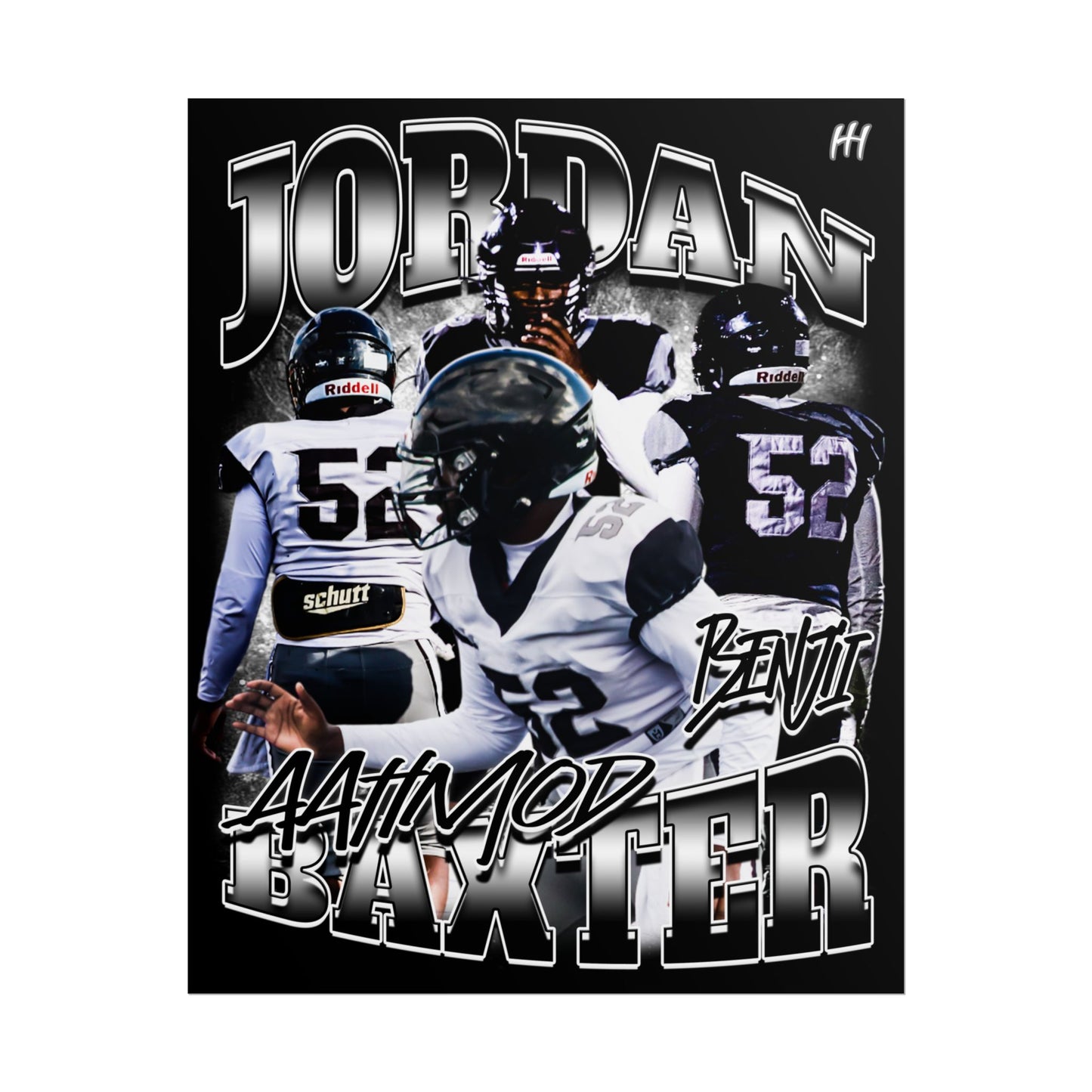 Jordan Ahmod Baxter Poster - 16″ x 20″