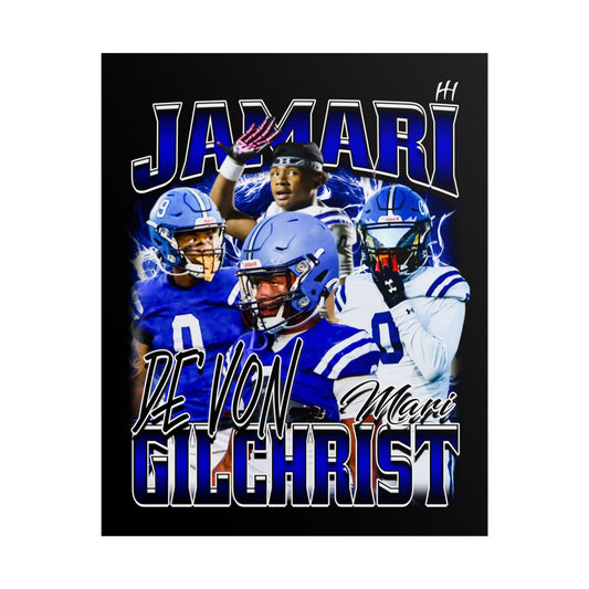 Jamari De'von Gilchrist Poster - 16″ x 20″