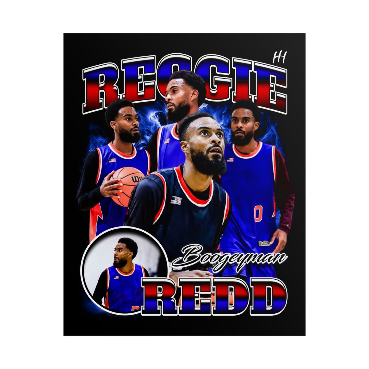Reggie Redd Poster - 16″ x 20″