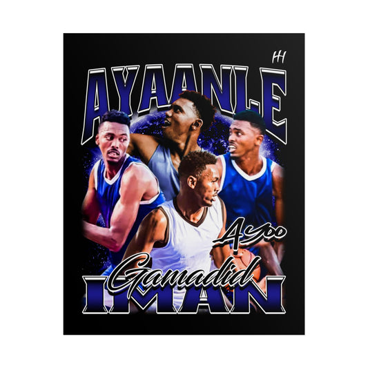 Ayaanle Gamadid Iman Poster - 16″ x 20″