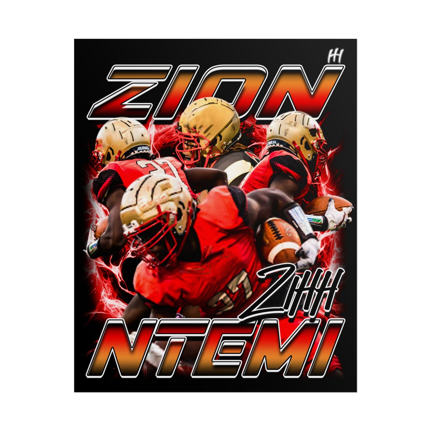 Zion Ntemi Poster - 16″ x 20″