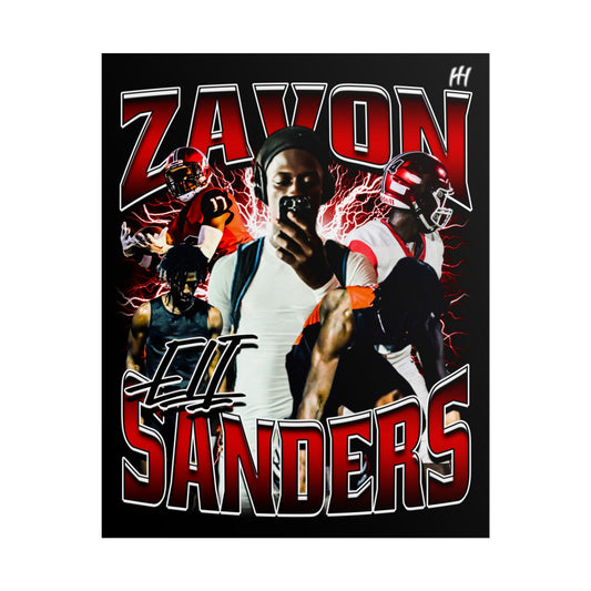 Zavon Sanders Poster - 16″ x 20″