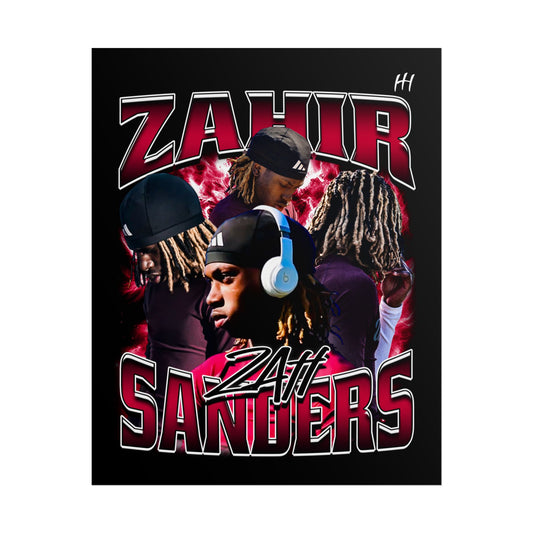Zahir Sanders Poster - 16″ x 20″