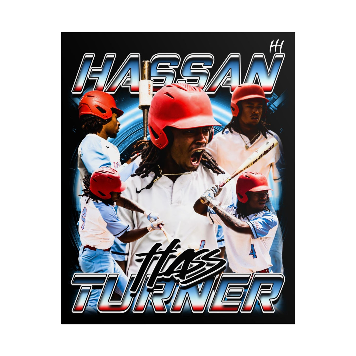 Hassan Turner Poster - 16″ x 20″
