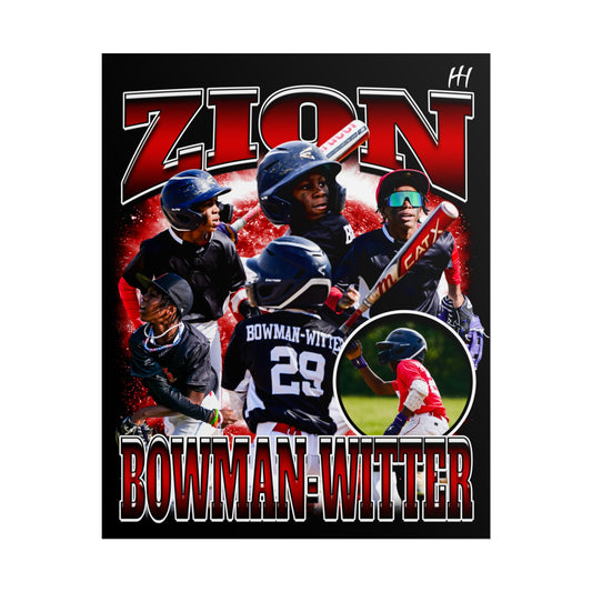 Zion Bowman-Writer Poster - 16″ x 20″