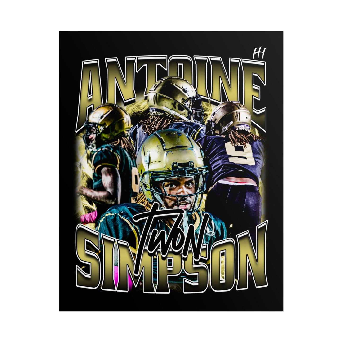 Antoine Simpson Poster - 16″ x 20″