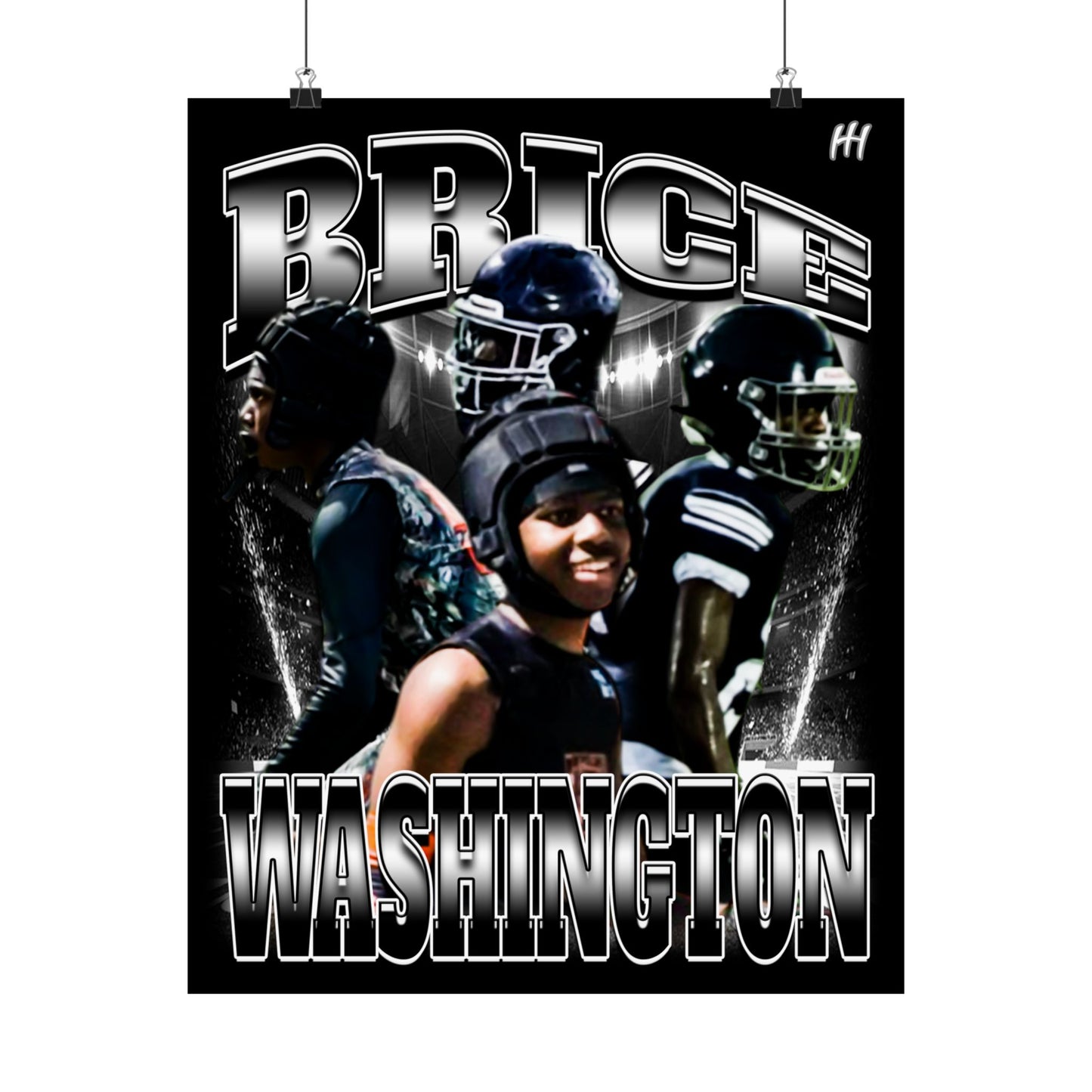 Brice Washington Poster - 16″ x 20″