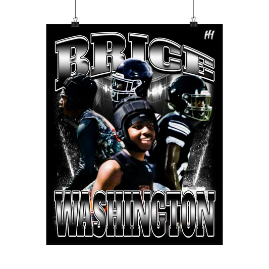 Brice Washington Poster - 16″ x 20″